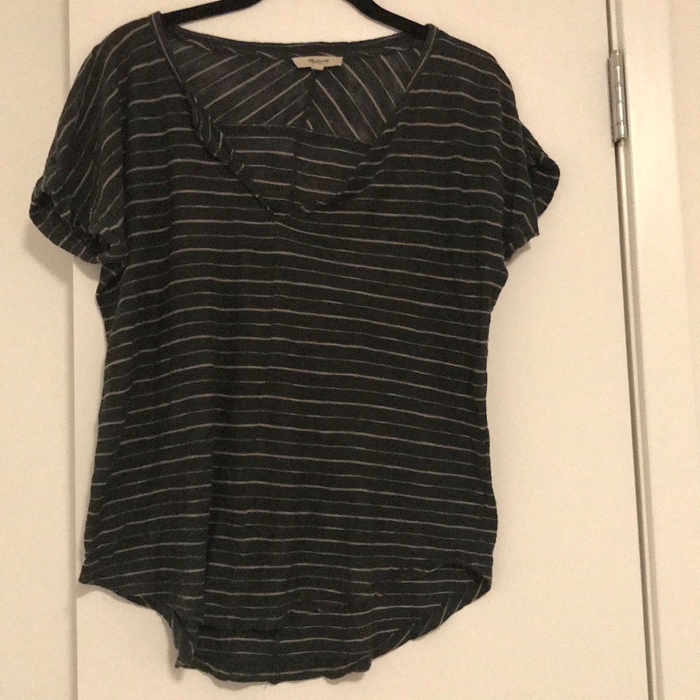 madewell stripped shirt